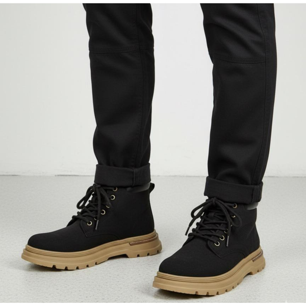 DUAL TONE COMBAT - BLACK AND BEIGE
