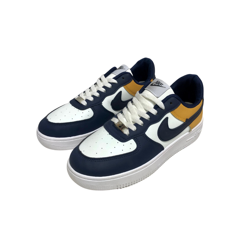 Navy & White Street Style Sneakers