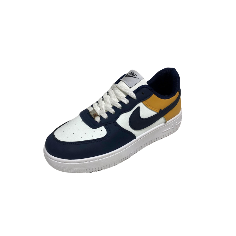 Navy & White Street Style Sneakers