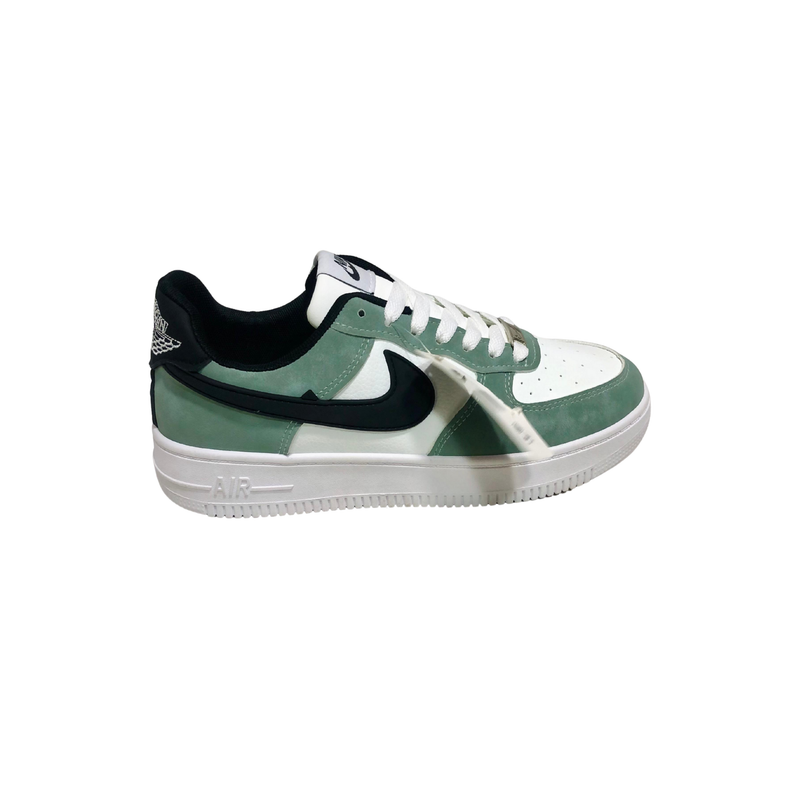 Fresh White & Green Sneakers – Clean and Cool