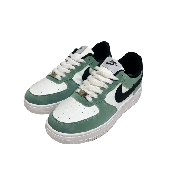 Fresh White & Green Sneakers – Clean and Cool