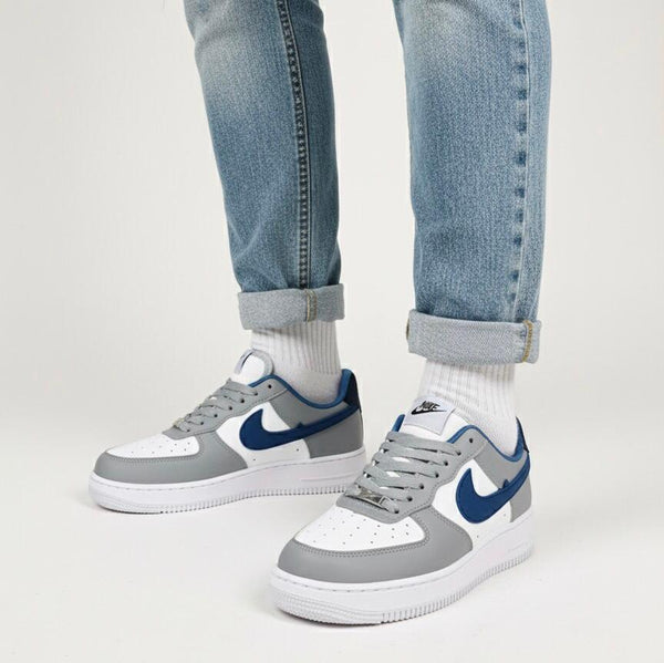 Bold Navy-Grey Sneakers – Standout Style