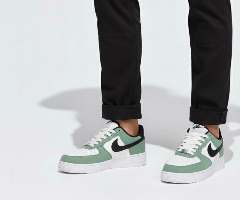 Fresh White & Green Sneakers – Clean and Cool